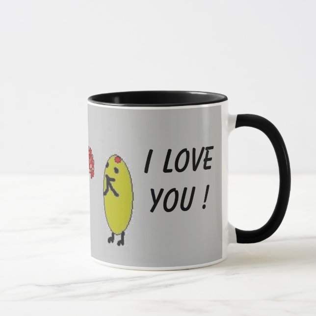 OLIVE SIE - Oliven in der Liebe - Tasse (Rechts)