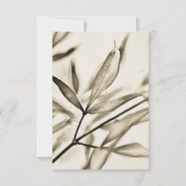 Olive Tree Blätter Art Flat Note Card Dankeskarte