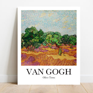 Olive Trees by Vincent Van Gogh Poster