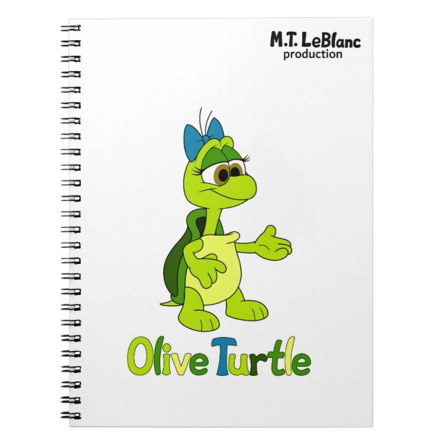 Olive Turtle  Notizblock (Vorderseite)