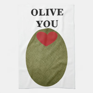 Olive vous serviette de cuisine