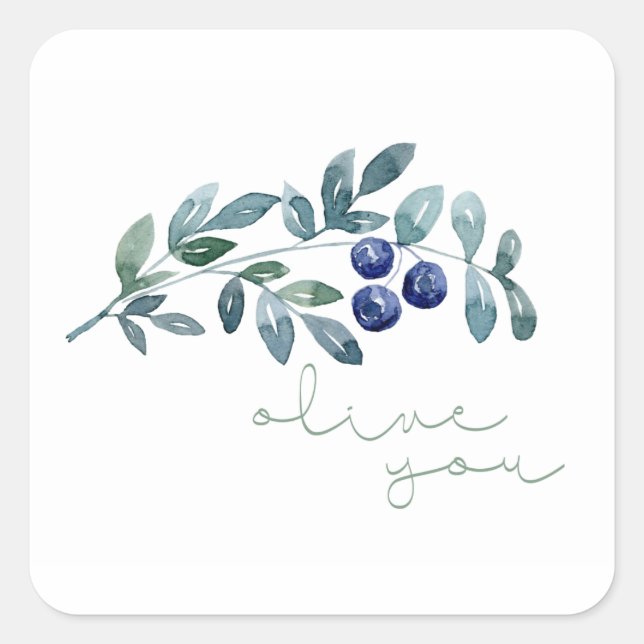 Olive You autocollant (Devant)