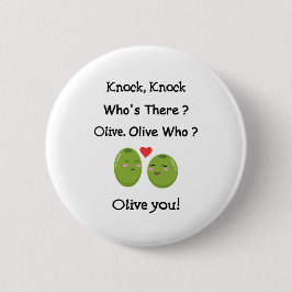 Olive You Button