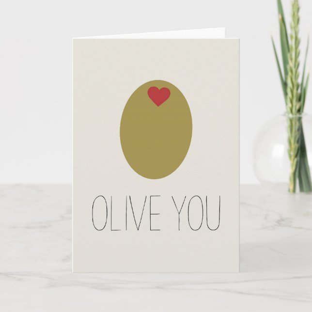 OLIVE YOU - CARD KARTE (Vorderseite)