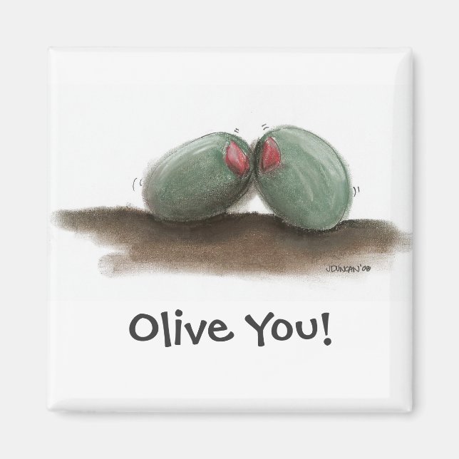 Olive You Magnet (Devant)