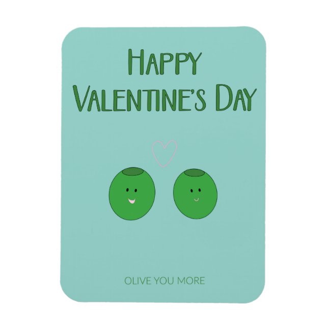 Olive You More Magnet (Vertikal)