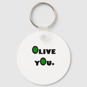 Olive you schlüsselanhänger
