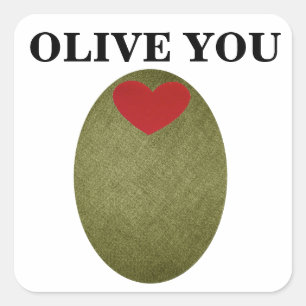 Olive You Stickers