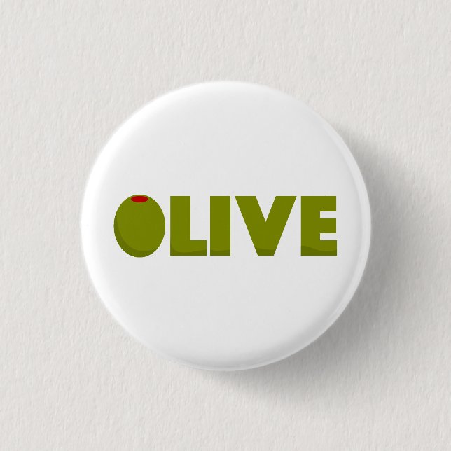 Olivegrün Button (Vorderseite)