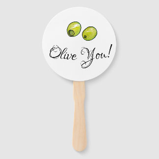 Olivegrün Fächer