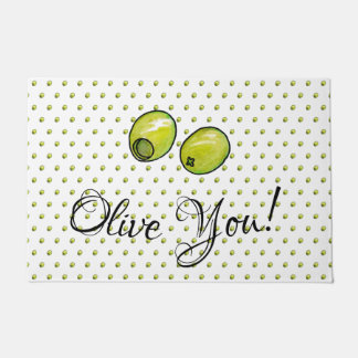 Olivegrün Fußmatte