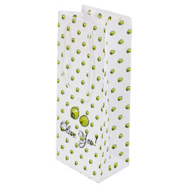 Olivegrün Geschenktüte Für Weinflaschen