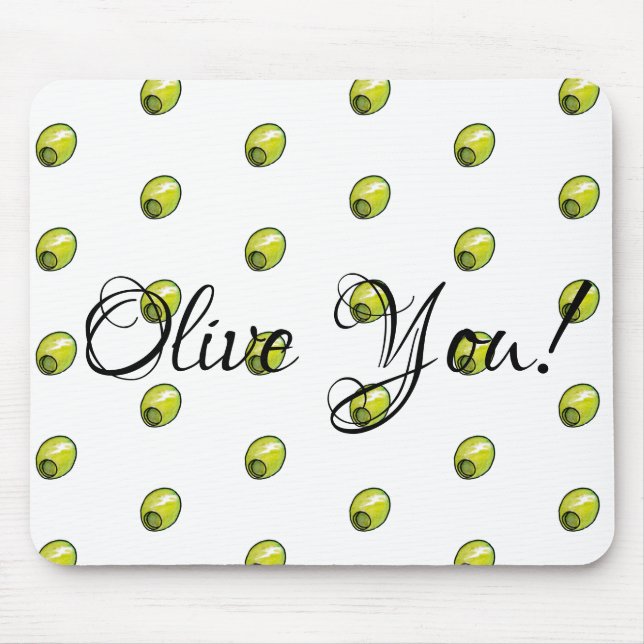 Olivegrün Mousepad (Vorne)