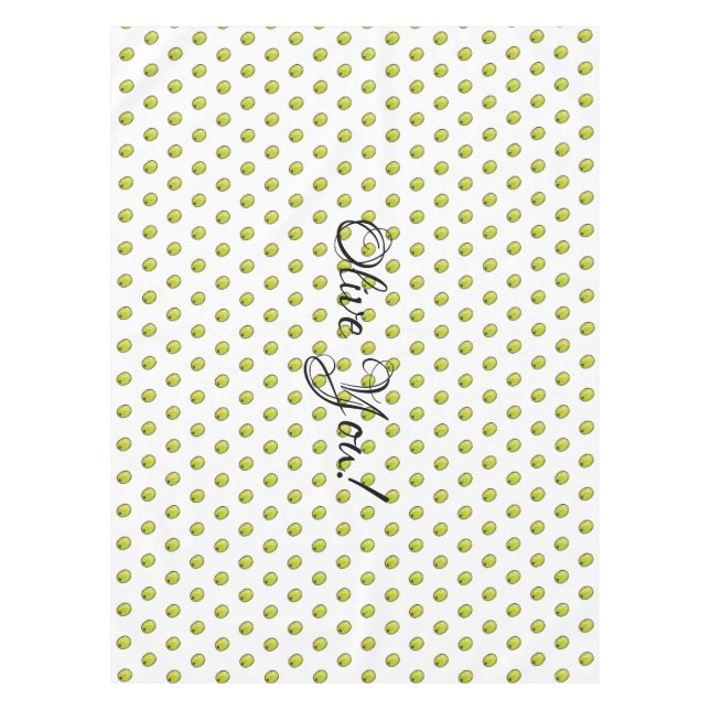 Olivegrün Tischdecke (Vorderseite)