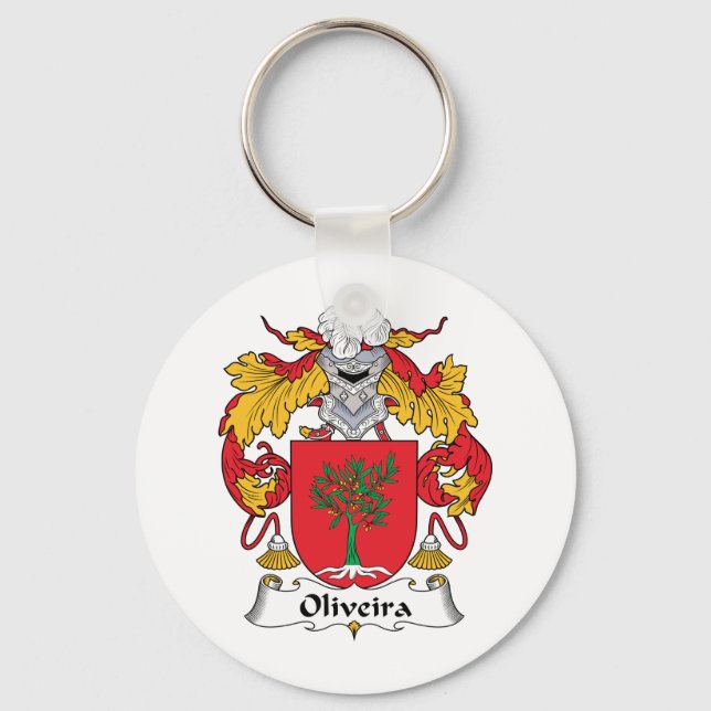 Oliveira Familienwappen Schlüsselanhänger (Vorderseite)