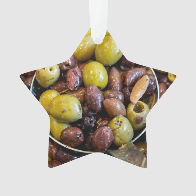 Oliven, gesäumt, schwarz und grün ornament (Vorderseite)