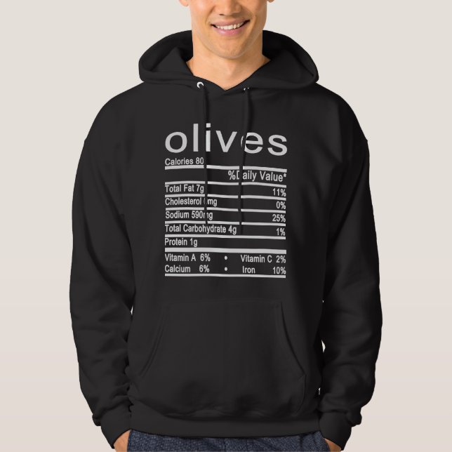 Oliven Hoodie (Vorderseite)