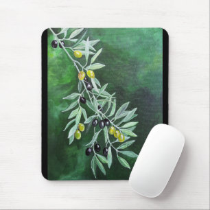 Oliven in der Novemberdämmerung Gemälde von Alfred Mousepad