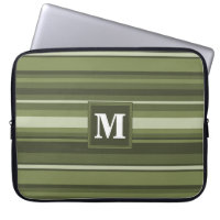 Oliven-Streifen in Monogramm