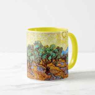 Olivenbäume (1889) Vincent Van Gogh Landschaftskun Tasse