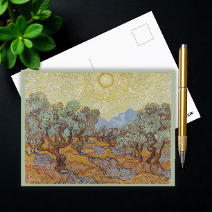 Olivenbäume, Vincent van Gogh Postkarte
