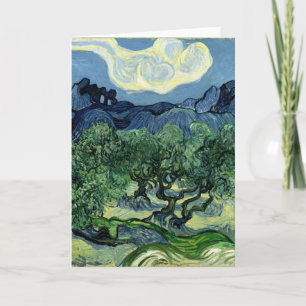 Olivenbäume von Vincent van Gogh (1889) Karte