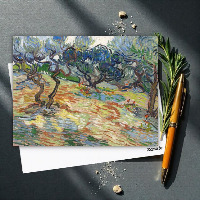Olivenbäume von Vincent Van Gogh Postkarte (Von Creator hochgeladen)