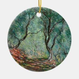 Olivenbaumholz im Moreno Gardens (von Monet) Keramik Ornament