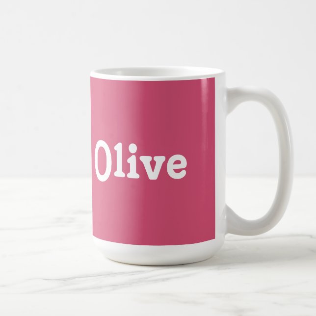 Olivenbecher Kaffeetasse (Rechts)