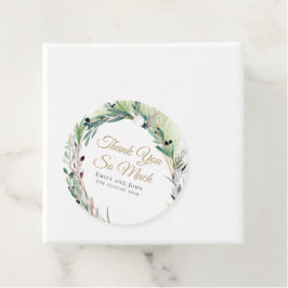 Olivenblatt/Script/Namen/Nachricht/Hochzeit, danke Geschenkanhänger