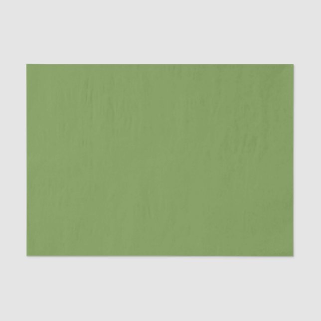 Olivenfarbe Seidenpapier (Vorderseite)