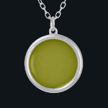 Olivenfarbe Versilberte Kette<br><div class="desc">Olivenfarbe</div>