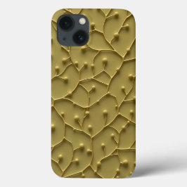 Olivenfarbene organische Textur iPhone-Hülle mit r Case-Mate iPhone Hülle