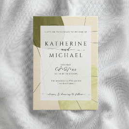 Olivengrün | Hochzeit Einladung