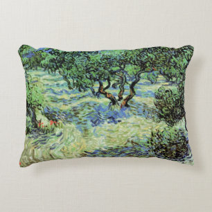 Olivenhain von Vincent van Gogh Dekokissen