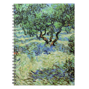 Olivenhain von Vincent van Gogh Notizblock