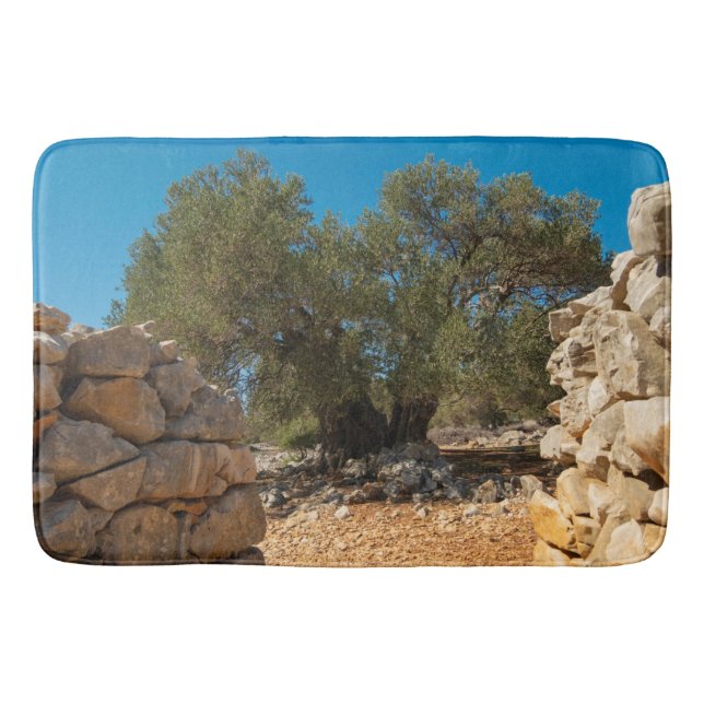 Olivenhaine Badematte (Vorderseite)