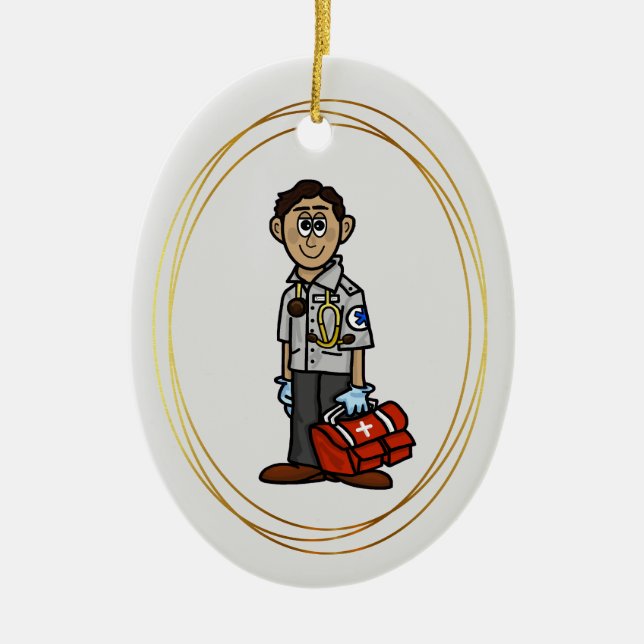 Olivenhaine EMS Paramedic Ornament (Vorne)