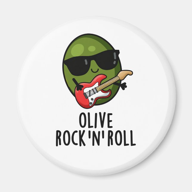 Olivenhaine und Rockkuchen Magnet (Vorne)