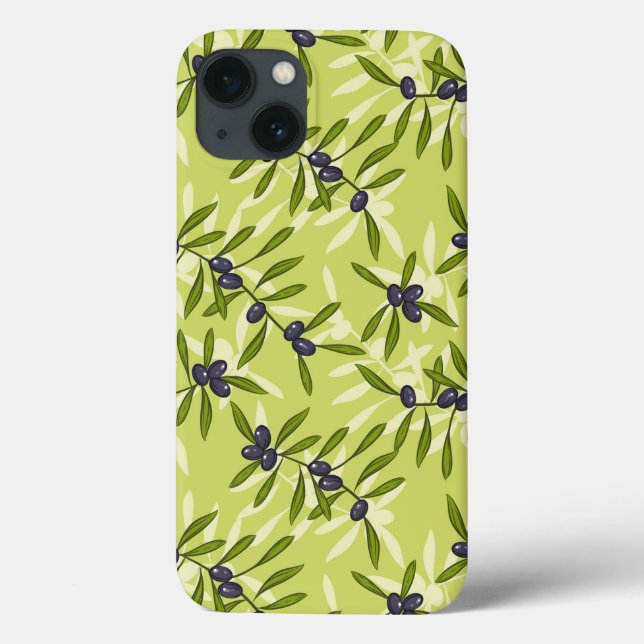 Olivenmuster Case-Mate iPhone Hülle (Rückseite)