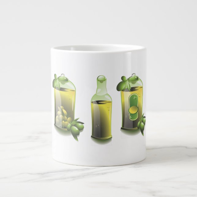 Olivenöl-EVOO für Koch Jumbo-Tasse (Vorderseite)