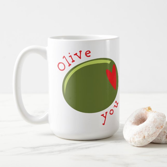 Olivenöl Kaffeetasse (Mit Donut)