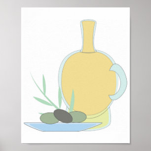 Olivenöl Poster