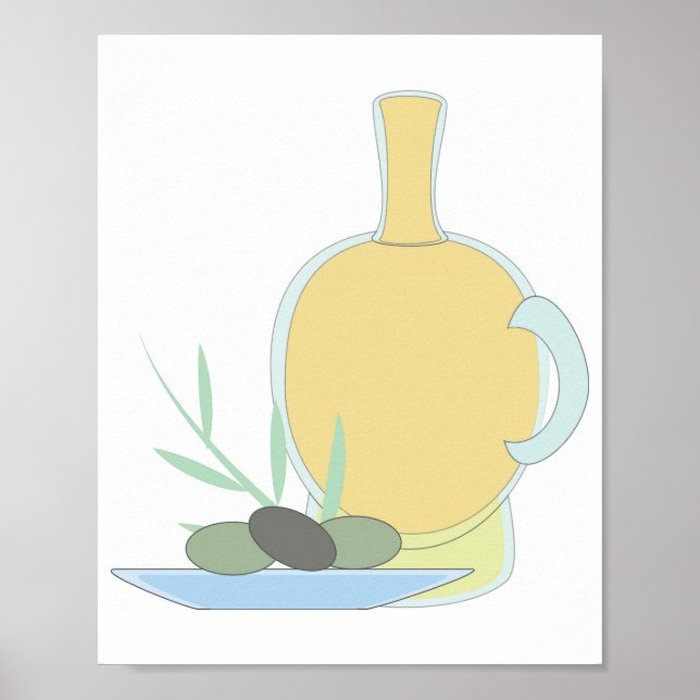 Olivenöl Poster (Vorne)