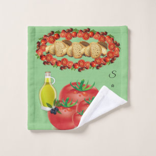 Olivenöl Tomate Brot Handtücher Badezimmer Handtuc