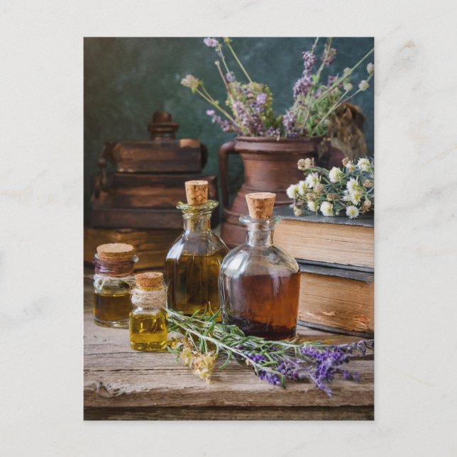 Olivenöljars Postcard Feiertagspostkarte (Vorderseite)