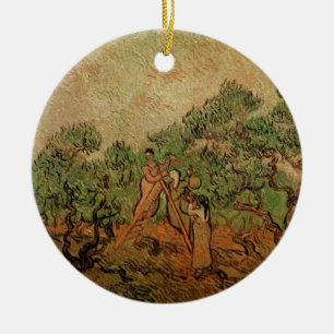 Olivenpflücker von Vincent van Gogh Keramik Ornament