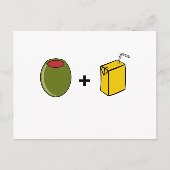 Olivensaft I Liebe Postkarte (Vorderseite)