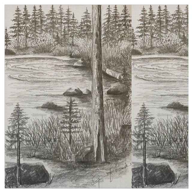 Olivensee Stoff (Muster)