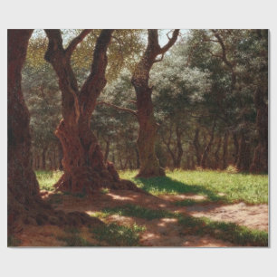 Olivenwald in Cap Saint Martin Geschenkpapier